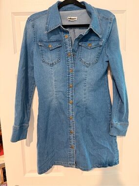 Dollhouse Light Blue Denim dress XL